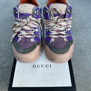 Gucci Women's Flashtrek  Chunky Leather Sneakers EU36.5/US6.5